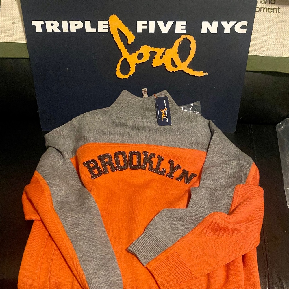 TRIPLE FIVE SOUL Vintage sweater Top SZ 3X